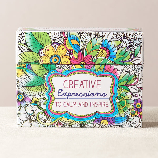 Coloring cards - Creative expressions - Bible coloring cards with scripture and inspirational messages - Small Gifts - Adventacle