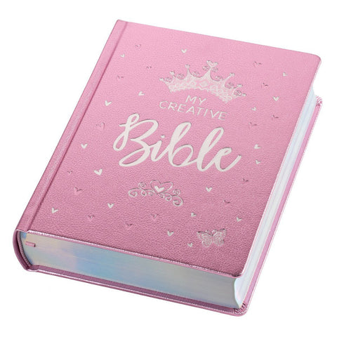 My Creative Bible for Girls - Pastel Pink Hardcover Journaling Bible in English Standard Version - Gift for Christmas, Birthdays, Baptism - Adventacle