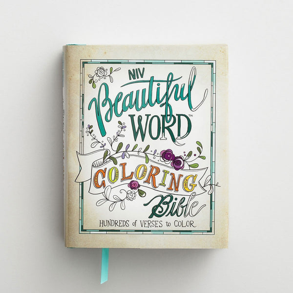 NIV Coloring Bible for Bible Journaling - Beautiful Word Coloring Bible, Hardcover - Adventacle