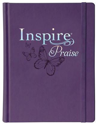 NLT Inspire Praise Journaling Bible in Purple Hardcover - Religious gift under 50 - Christmas gift for aunt, friend - New Living Translation - Adventacle