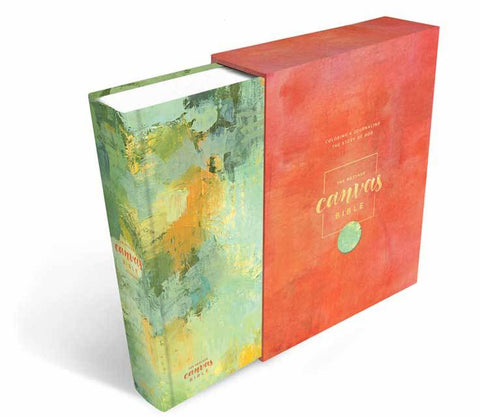The Message Canvas Journaling Bible - Spring Palette Hardcover Bible - Adventacle